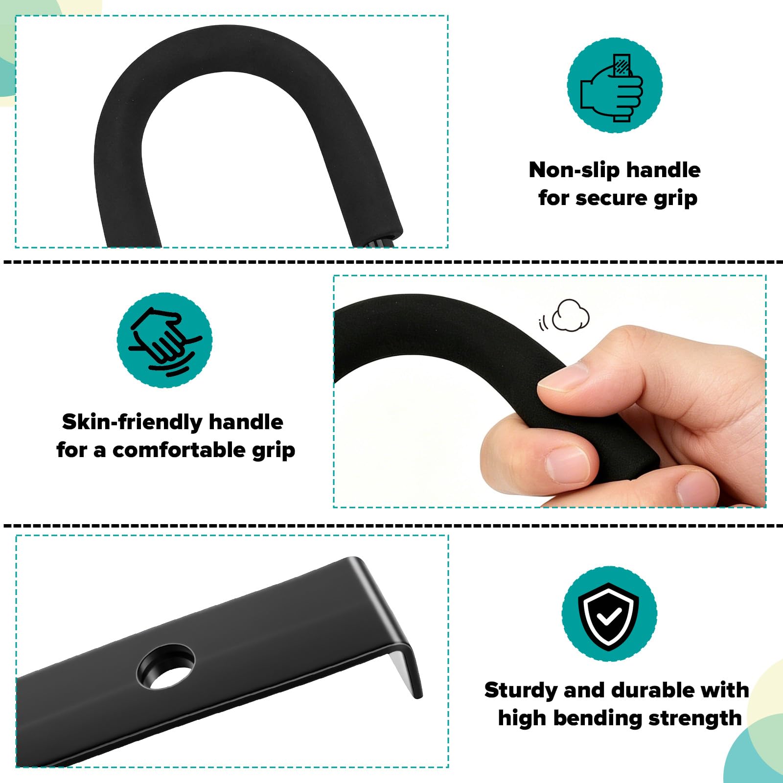 CHRI Barra de bicicleta para bicicleta infantil, ayuda de aprendizaje, barra de empuje universal, longitud ajustable, 21-29 pulgadas, para bicicletas y ruedas, mango cómodo, sin necesidad de agacharse