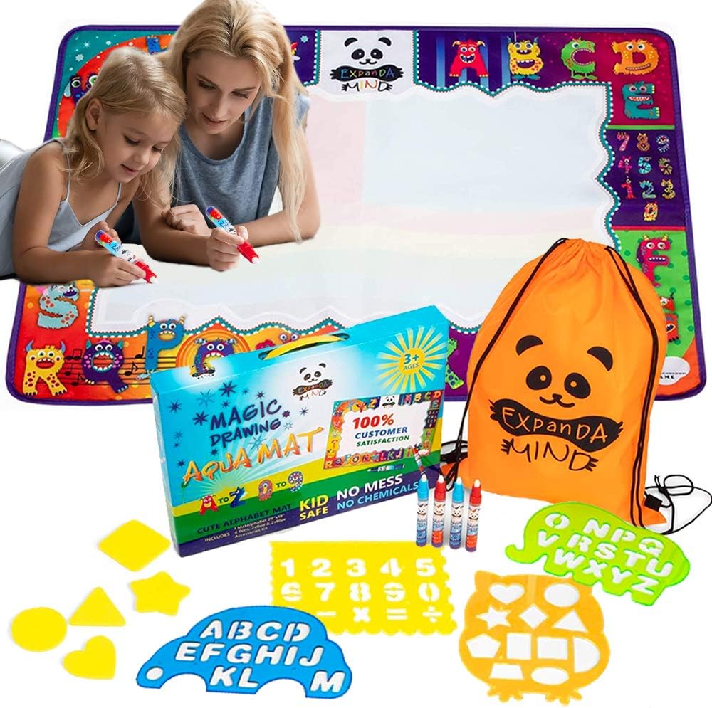 EXPANDAMIND Aqua Magic Doodle Mat 29 X 19 Inches Large