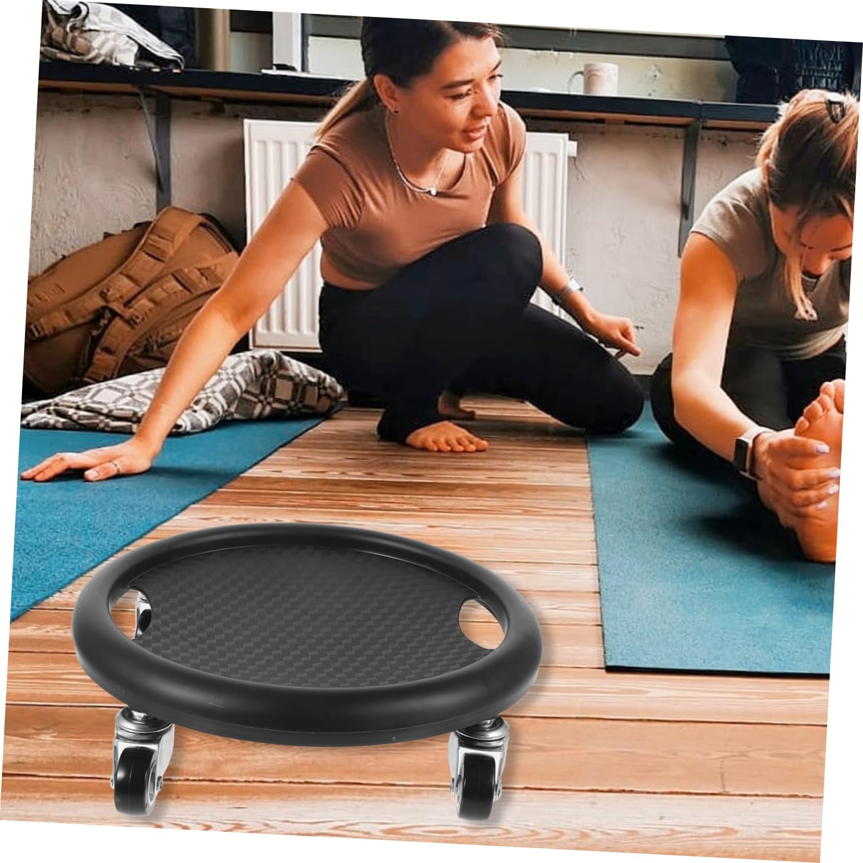 BESTonZON Discos Deslizantes de Entrenamiento Abdominal, Equipo de Fitness Silencioso y Ligero, para Ejercicios en Casa, Negro Color Aleatorio