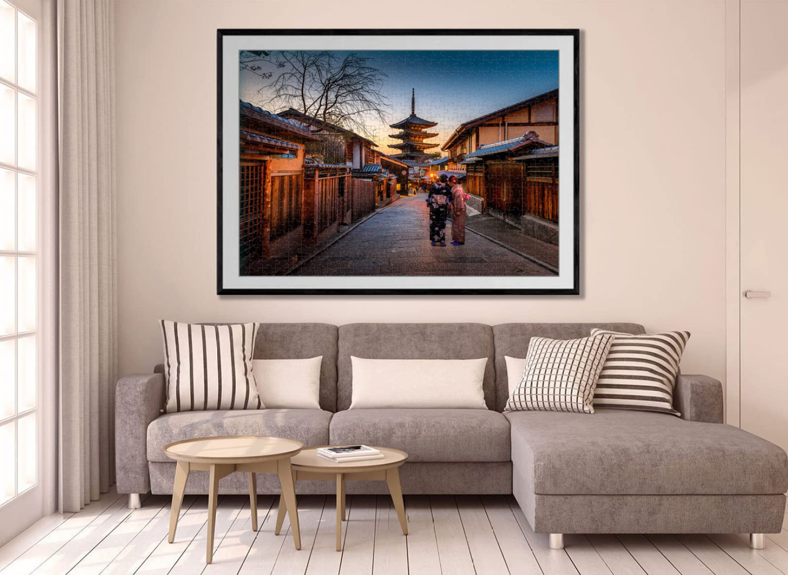 Puzzle in legno da 2000 pezzi Puzzle giapponese di costruzione di strade con paesaggi impegnativi