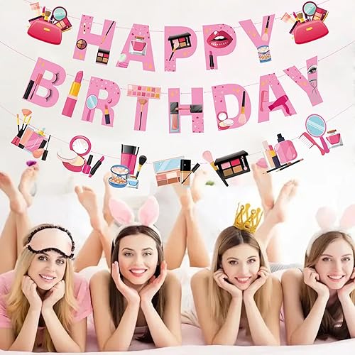 Vista 277 de Zwiebeco Decoración de fiesta de feliz cumpleaños, banderín, guirnalda de banderines, kit de abanico de papel para niños, Capitán América