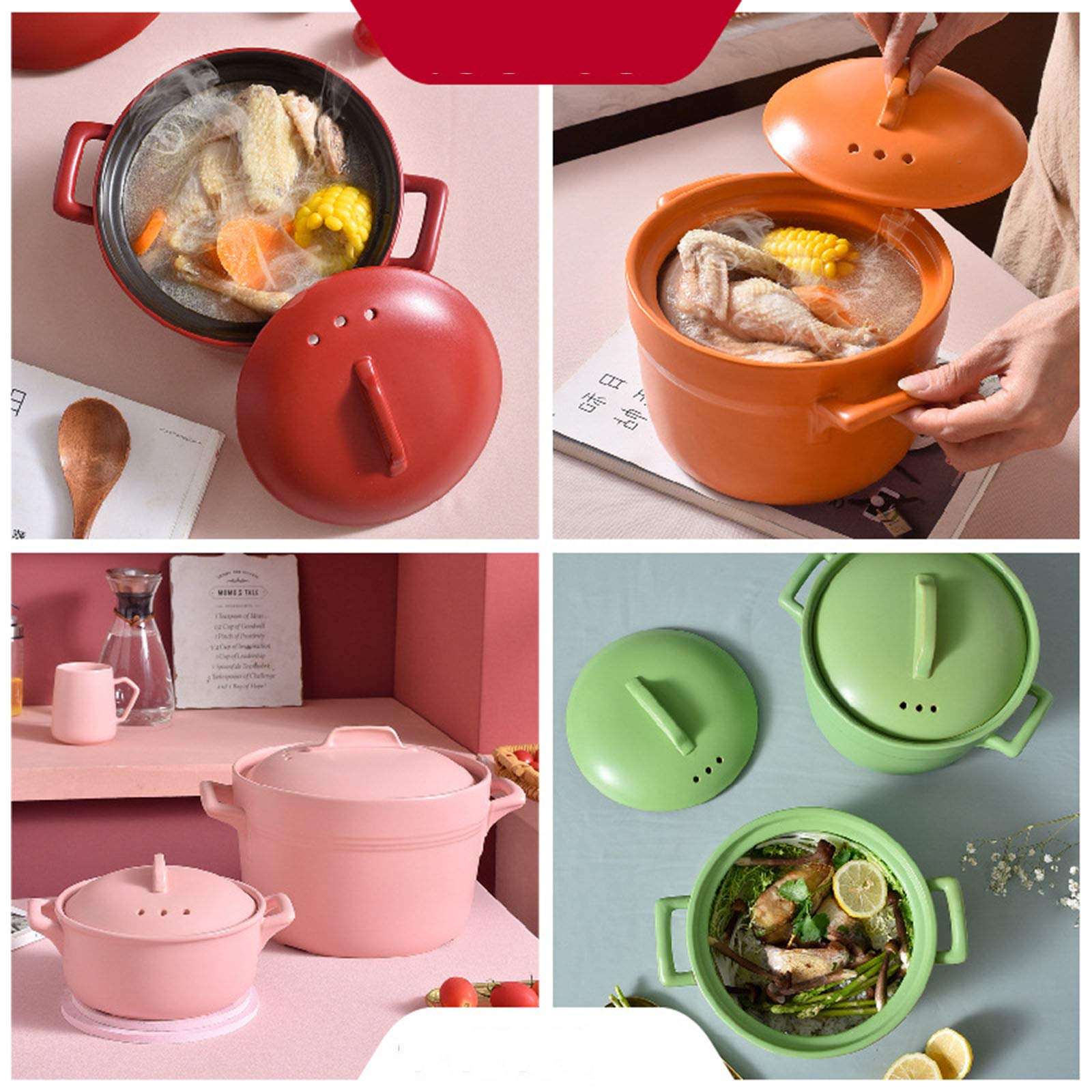 Amazon.co.jp: 土鍋、和石炊飯器、鍋、蒸し煮​​用耐熱棒鍋