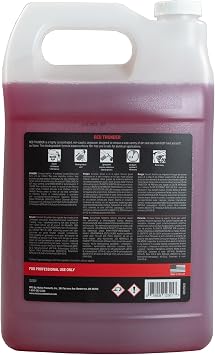 Malco Red Thunder - Automotive Degreaser and Cleaner - Breaks Down Grease & Grime on Engines, Wheels and Tires/Biodegradable, Heavy Duty and Multi-Purpose / 1 Gallon (102301)