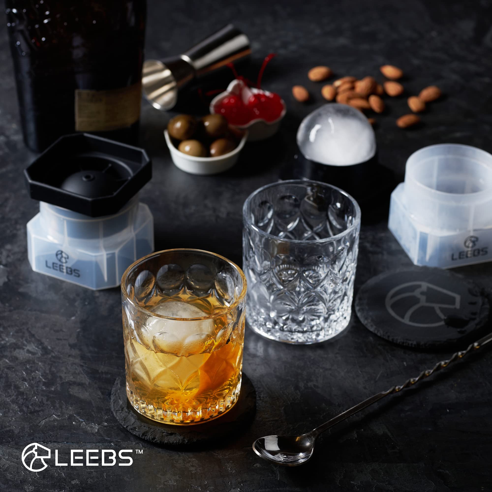 PARACITY Lot de 2 Verres à Whisky à l'Ancienne pour Bourbon, Scotch, Liqueur, Vodka - Cadeaux