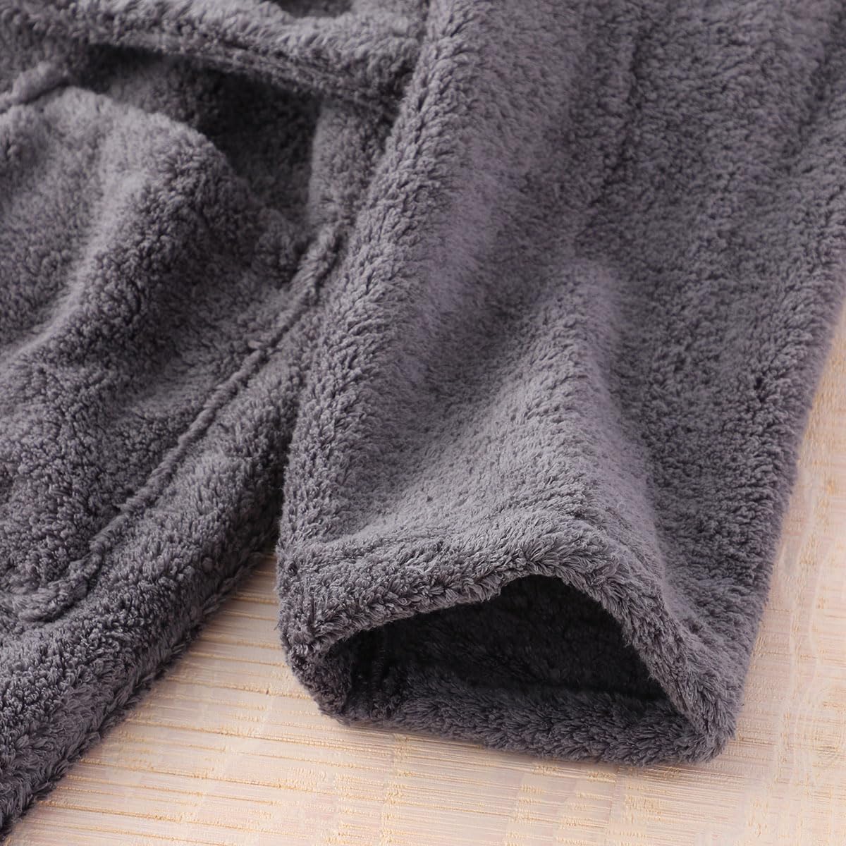 [UCHINO] バスローブ ごくふわフードローブ レディース メンズ 男女兼用 フード付き RRF12803