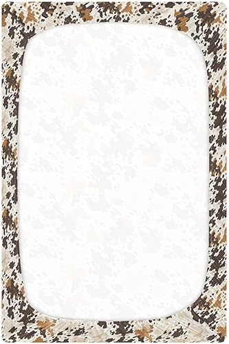 Miniatura 3 de Fitted Crib Sheets Brown Cow Pattern Baby Crib Sheets for Boy & Girl Toddler Mattress Sheets 21216545