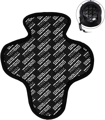 Almohadilla de casco de motocicleta con calavera de enfriamiento que absorbe el sudor, de secado rápido, transpirable, impermeable, forro de casco