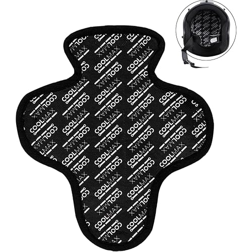 Cooling Skull Motorcycle Helmet pad Anti Sweat Wicking Helmet Padding Quick-Drying Breathable Waterproof Helmet Liner for Men and Women Hockey/Bicycles/Football Helmet Pads Accessories