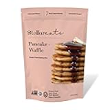 Stellar Eats Grain-Free Pancake & Waffle Mix | Gluten-Free, Dairy-Free, Plant-Based, Paleo-Friendly | Sweetened with Coconut Sugar | Almond Flour-Based | Makes Fluffy, Thick Pancakes | 7.3 oz | 1 Pack