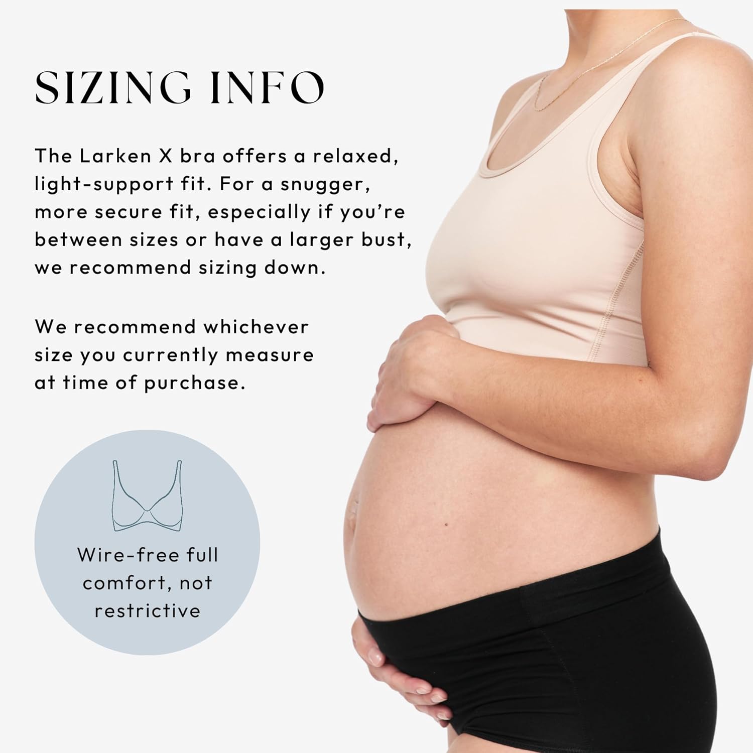 Larken Hands Free Pumping Bra for Breastfeeding | Breast Pump - Maternity Bras for Pregnancy, Pumping & Nursing Bra in One - Image 3