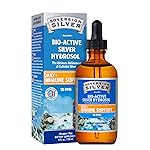 Sovereign Silver Immune Support - Colloidal Silver, Bio-Active Silver Hydrosol, 10 ppm, Liquid Dropper, 4 Fl Oz, (118 mL)