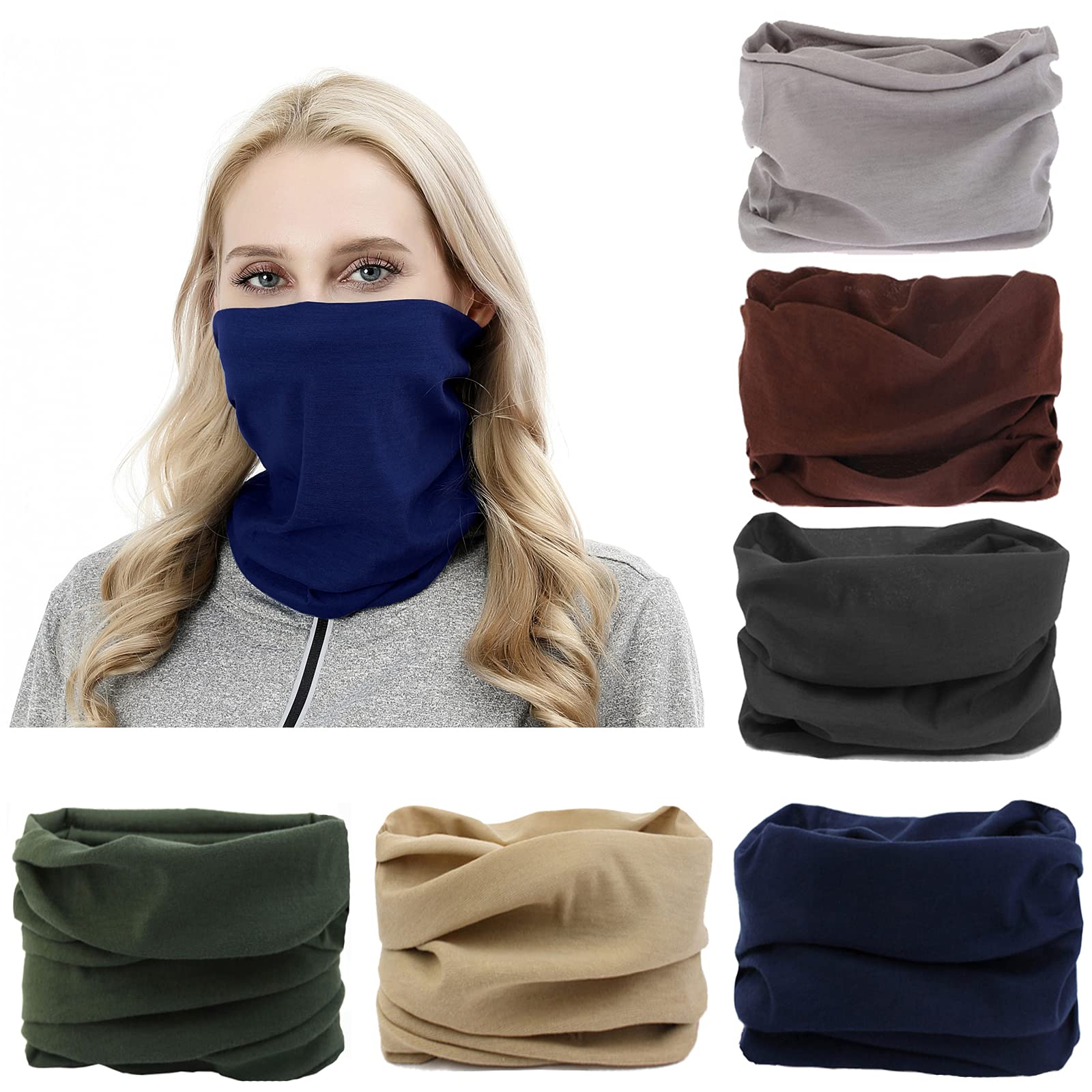 Multifunctional Magic Headbands UV Resistence Bandana Outdoor Scarf Sports Headwear Sweatband 9PCS & 6PCS