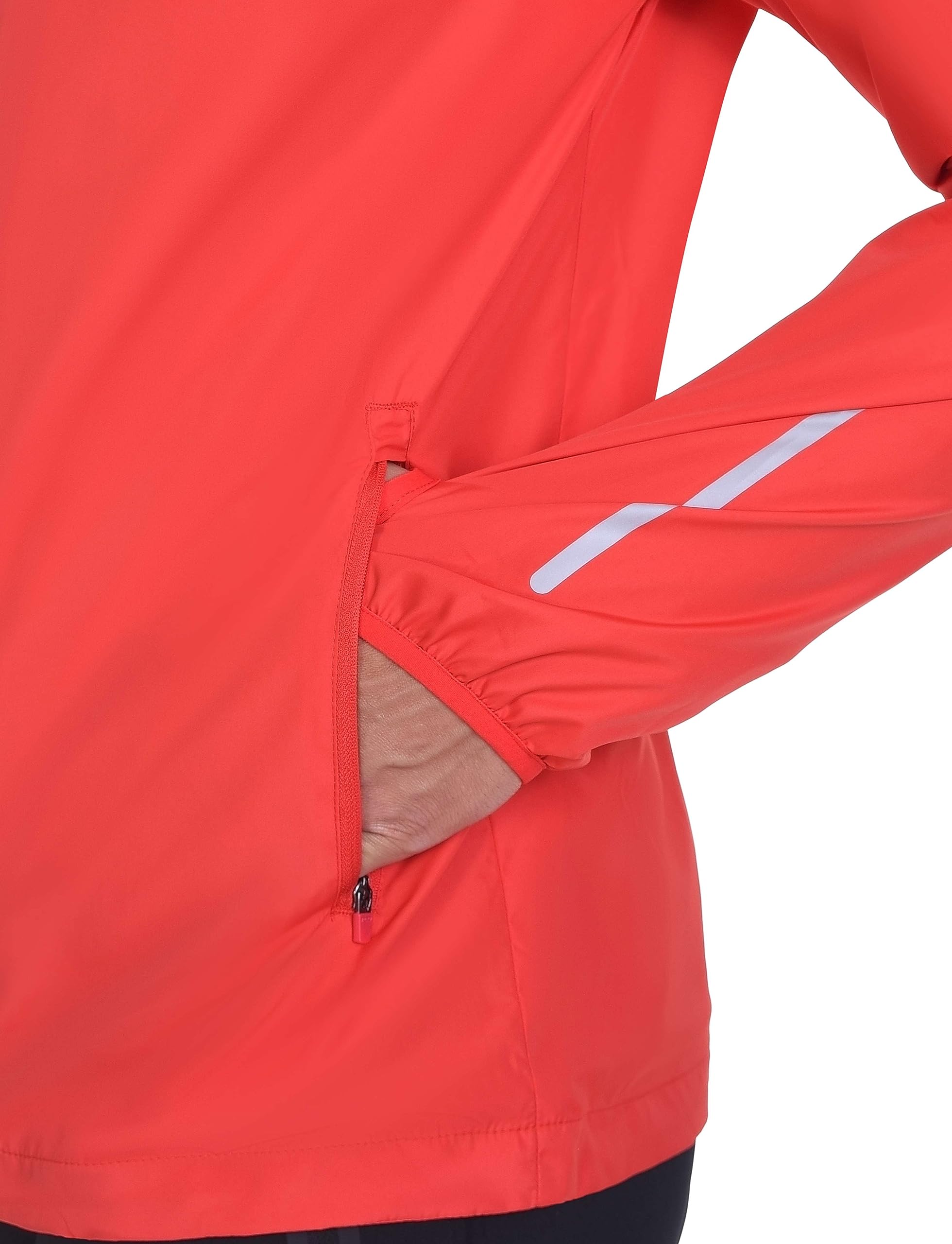 TCA Chaqueta Softshell de Running para Hombres, Reflectante, Transpirable y Plegable, con Bolsillos con Cierre