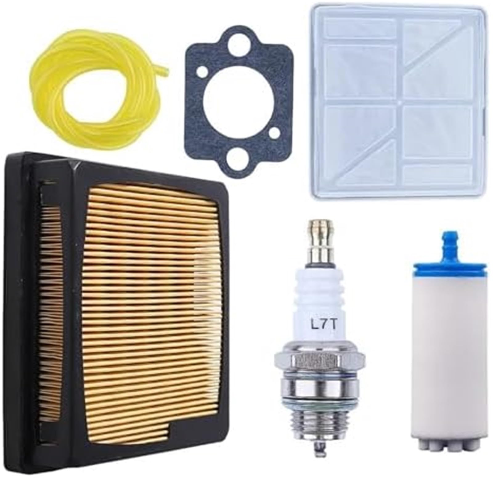 Filtro de aire for sierra corte concreto Husqvarna K750. Kit puesta a punto con filtro combustible y bujía repuesto (544181602) Kit de afinación del filtro de aire del motor de j