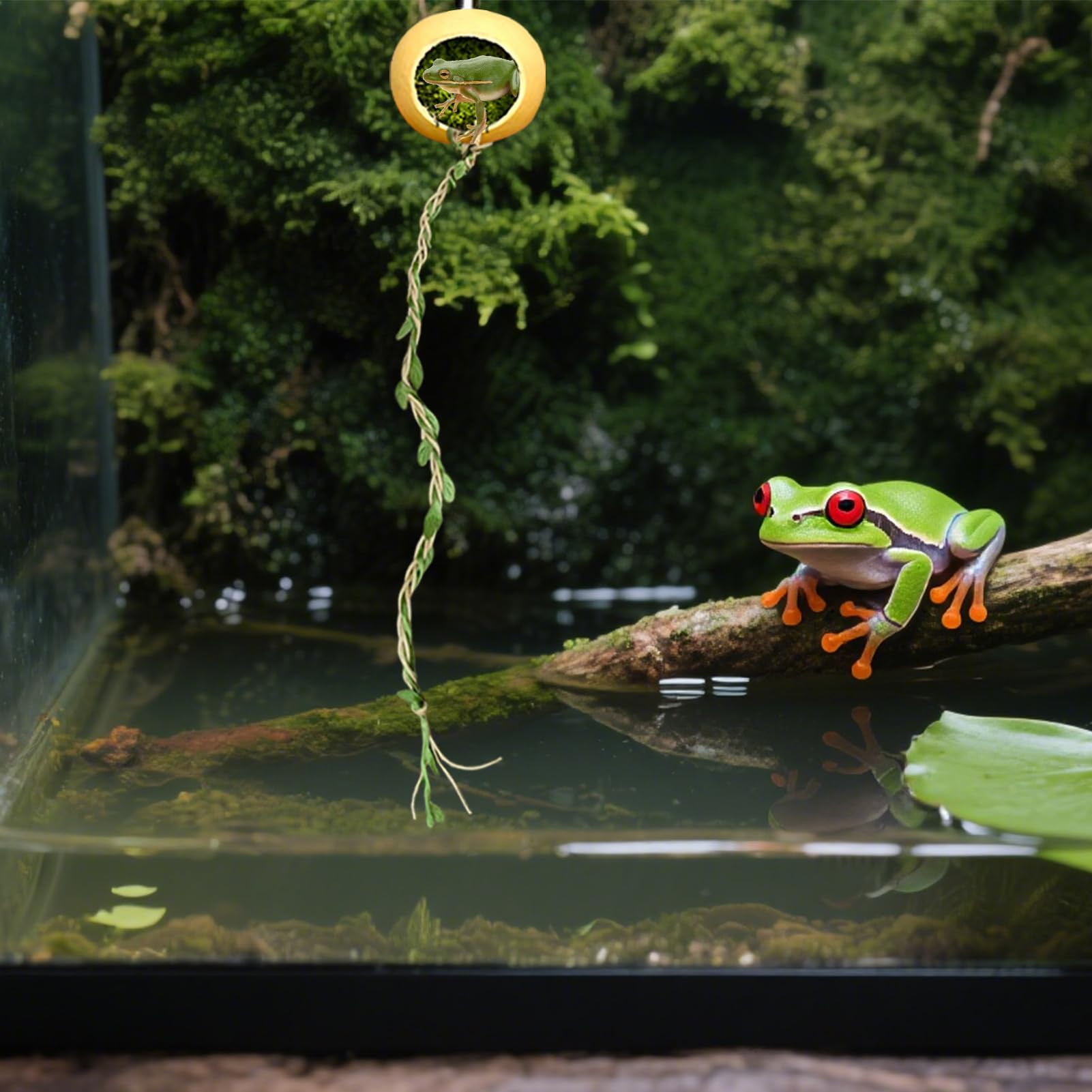 Akcesoria do terrarium dla skakunów Dekoracje kryjówek i schronień | Legowisko Skakunów Akcesoria kryjówki małych gadów, stawonogów,
