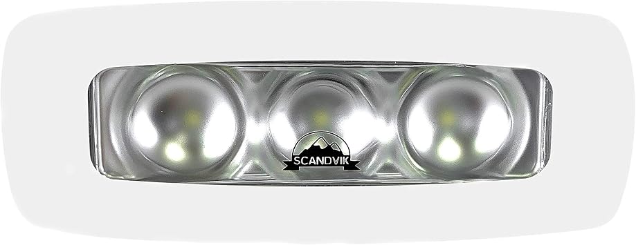 Scandvik 41450P Flush Mount White Spreaderlight 3 x 5W LED