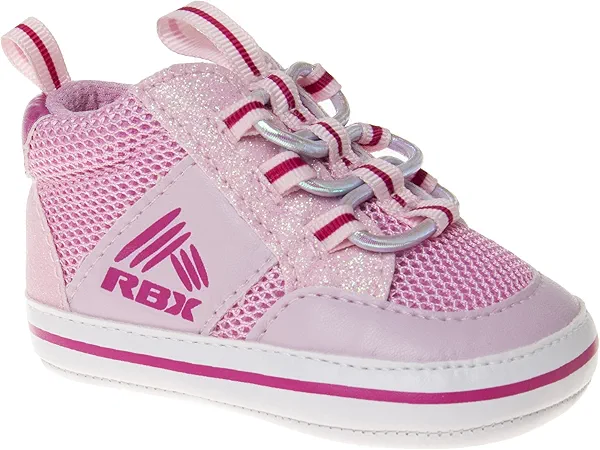 Josmo Baby-Girl's Newborn Crib Soft Sneakers 0-18 Month (Infant)