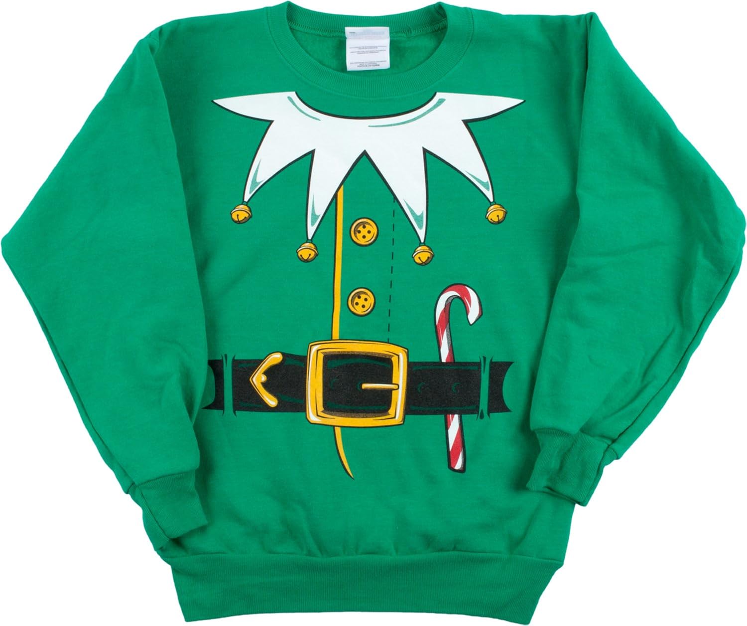 Kid's Santa's Elf Costume | Novelty Christmas Sweater, Holiday Child Sweatshirt : Clothing, Shoes & Jewelry