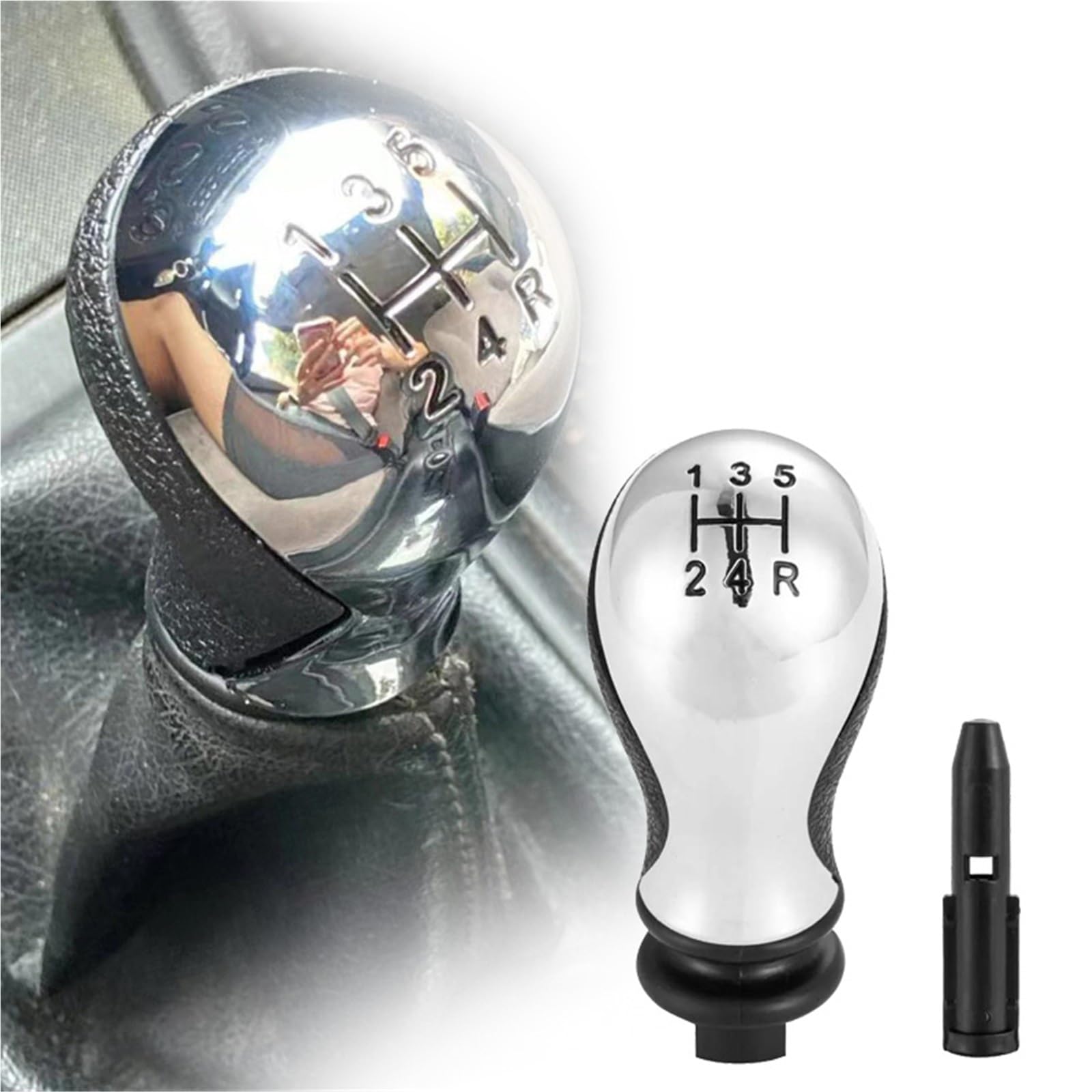 Mkszy One Color 5 Speed Mt Gear Shift Knob Lever Handball For Citroen C5 2001-2008 For Xsara For Picasso 1999-2008