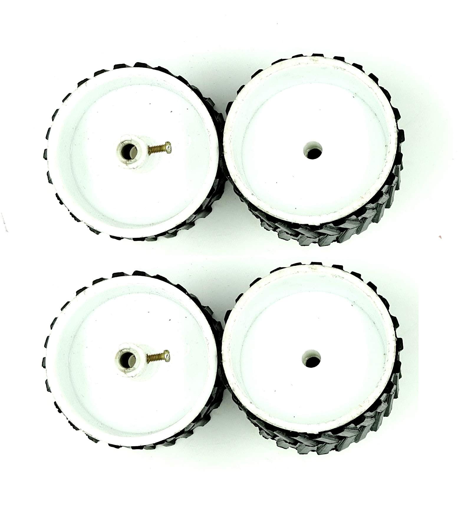 INVENTO 4pcs 70mm x 40mm Plastic Robotic Wheel Durable Rubber Tire Wheel 6mm Hole for DC Geared Motor RC Car Robot (B07YNRWKVJ) Amazon Price History, Amazon Price Tracker