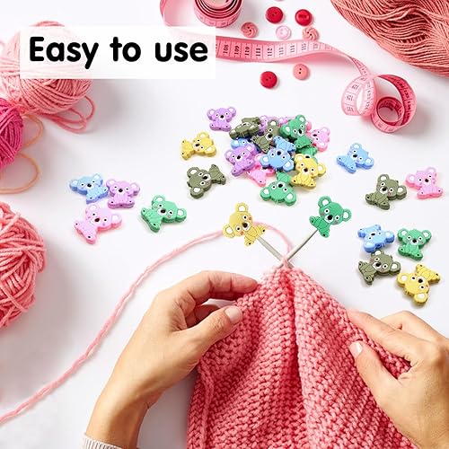 Miniatura 6 de TOAOB - 20 cuentas de silicona con forma de animal lindo a granel para bolígrafos, cuentas espaciadoras sueltas coloridas de silicona para