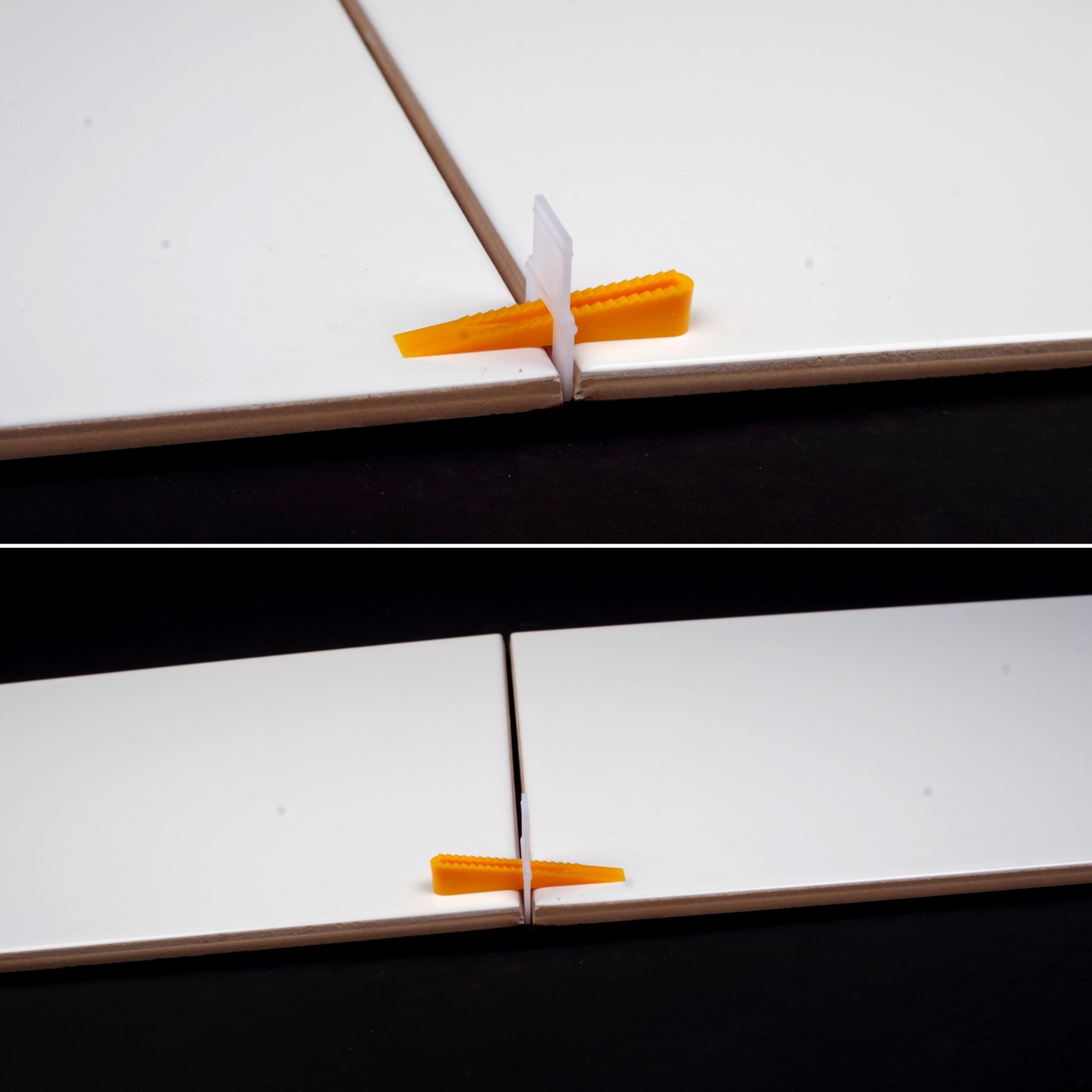 Distanziatori per piastrelle, per larghezza fuga 2 mm e altezza piastrella 3-15 mm, 100 pezzi, Distanziatore livellante, Sistema livellamento pavimenti, Utensili e Ausili piastrellatura, tile