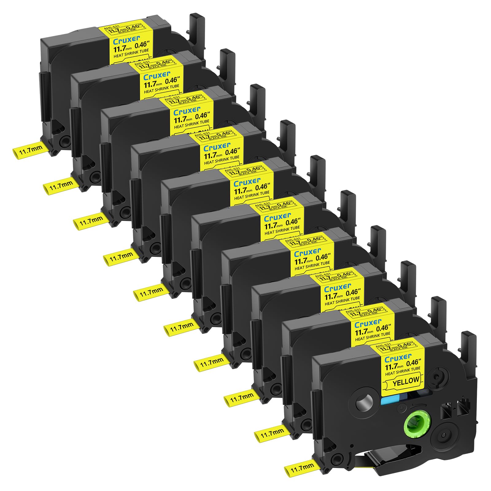 Amazon.com: 10 Pack Compatible with P-Touch HSe-631 HSe631 HS631