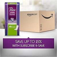 Vista 9 de Poise Protectores para incontinencia, absorción muy ligera, longitud regular (26 unidades)