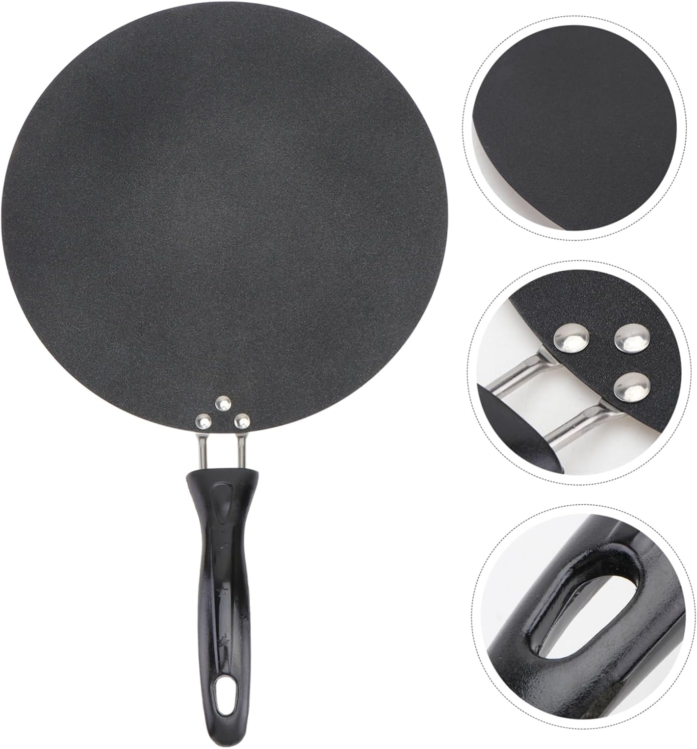MAGICLULU 1pc Non-stick Pancake Frying Pan for Cooking Breakfast Compatible Induction and Gas Stoves for Omelets Easy to Clean Material