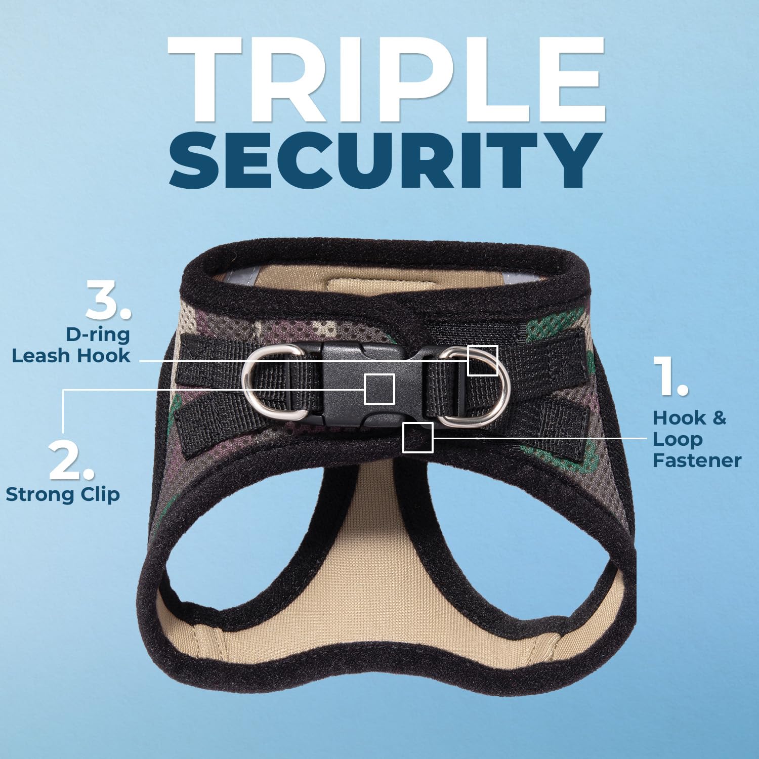 Voyager Step-in Air Cat Leash Harness Set, All Weather Mesh - Image 2