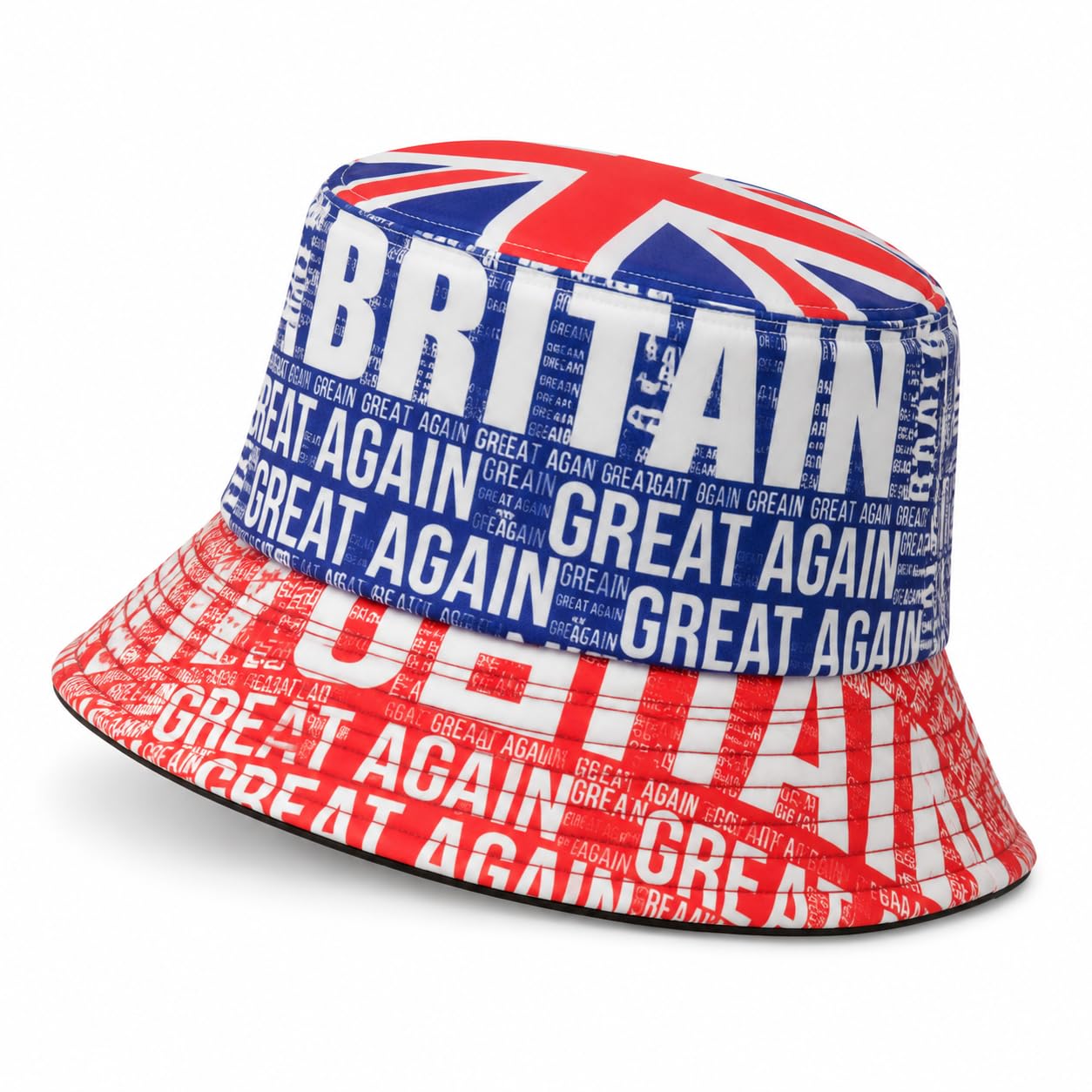 Truebuy England Reversible Bucket Hat β St Georgeβs Cross Football Fan Gear, Sun Protection, Packable & Lightweight, Unisex UK Fit, Perfect Match Day Accessory (British Pride Bucket Hat)