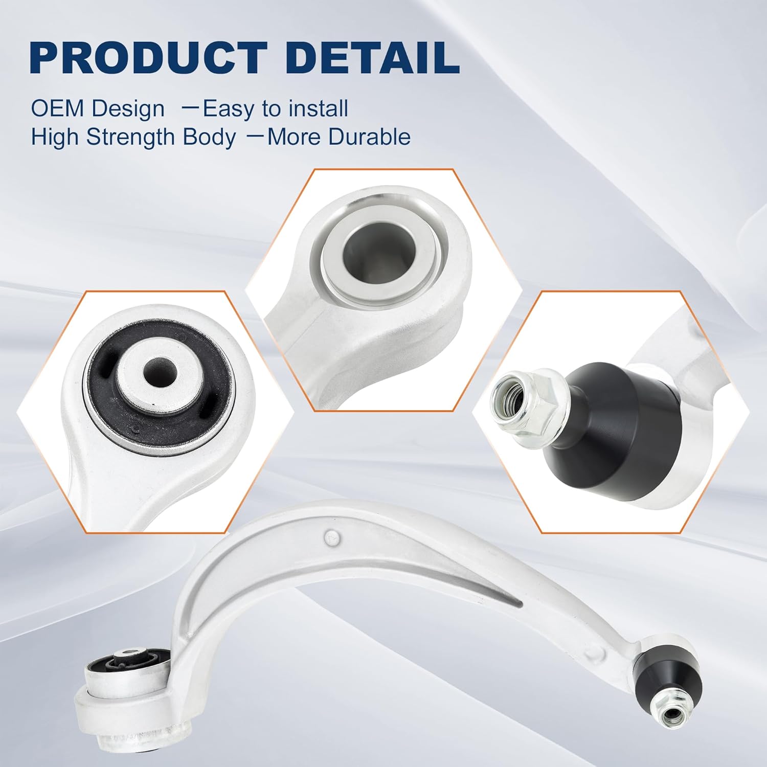 Front Control Arm Ball Joint Suspension Kit Replacement Compatible for 2012-2016 Audi A4、A5、RS5、S4、S5、Q5, RK641965 RK641964-10pc