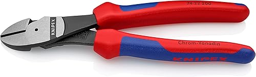 Miniatura 6 de Knipex 09 12 240 Alicates de Lineman's de apalancamiento ultra alto de 9.5 pulgadas con extractor de cinta de pescado y crimpador y pelacables