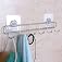 ZURATO Stainless Steel Bathroom Wall Hook 6 Hooks Cloth Hanger Bathroom Wall Door Hook Magic Sticker Self Adhesive for Towel 