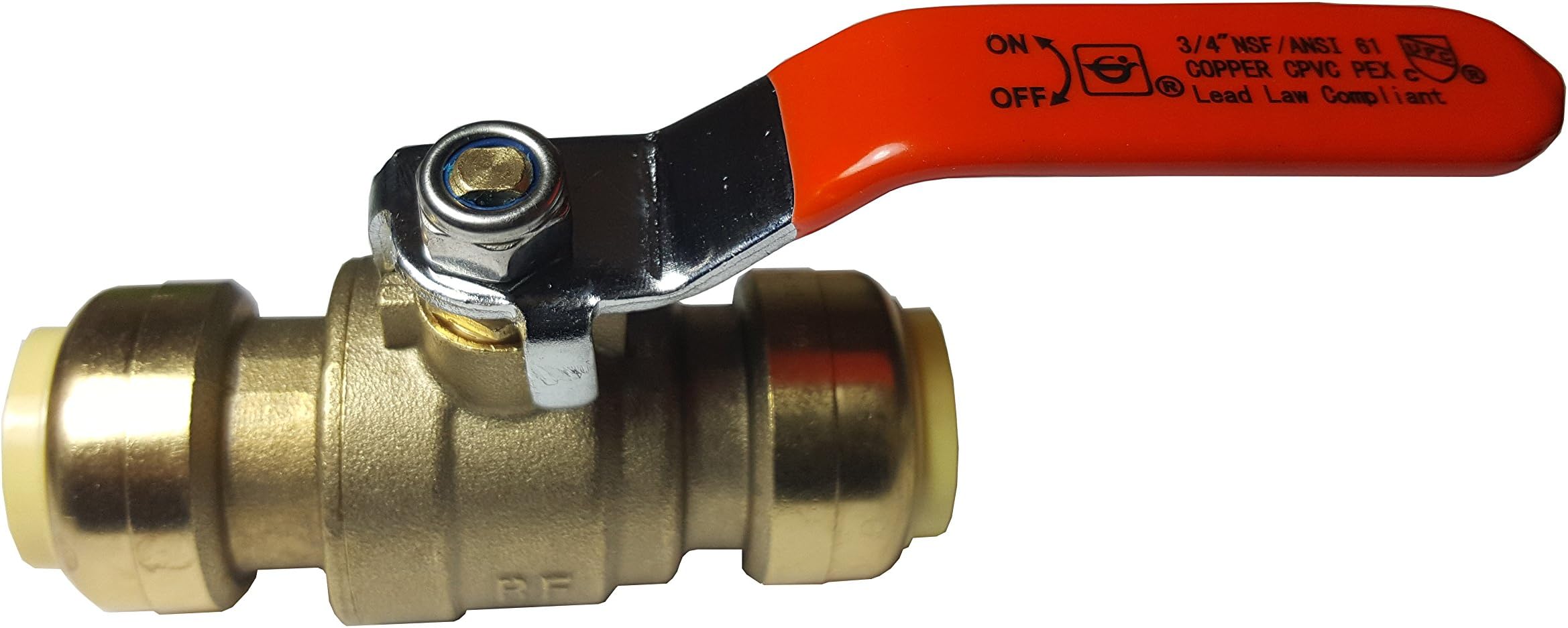 10 Adaptateurs XFITTING 3/4 Push Fit X 3/4 Femelle NPT - Laiton Sans Plomb - Neuf