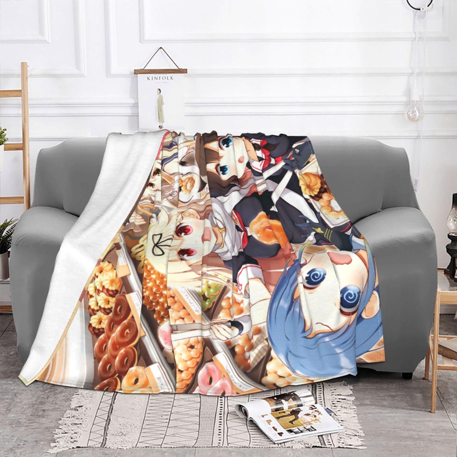 Amazon｜ブランケット 膝掛け フランネル 夕立 艦これ 可愛い アニメ