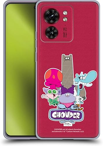 Head Case Designs Officially Licensed Chowder Animated Series Character Art Graphics Soft Gel Case Compatible with Motorola Moto Edge 40