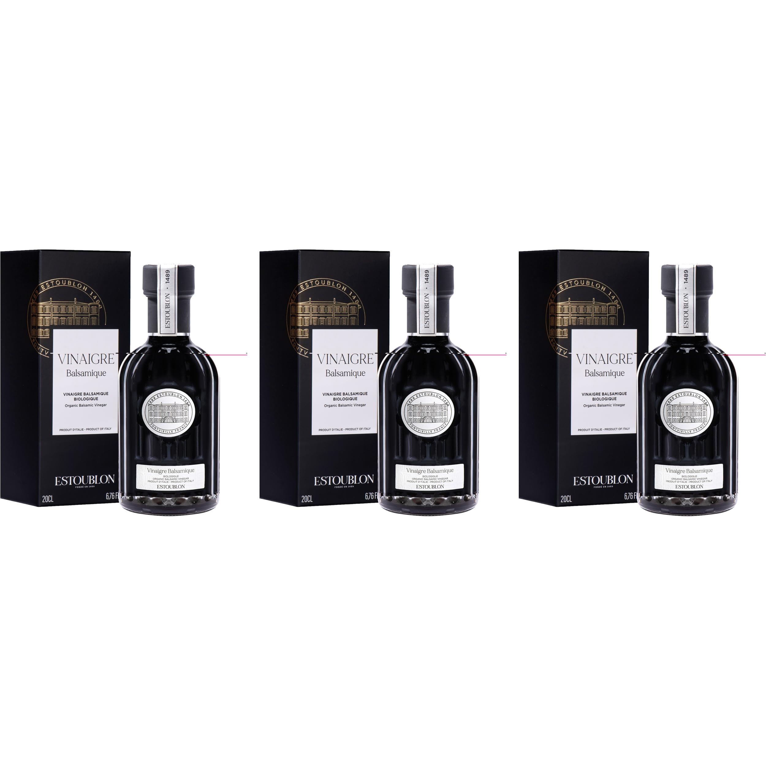 À l'Olivier Balsamico Essig BIO Frankreich inkl. FeinWert E-Book (3 x 0.2 l)