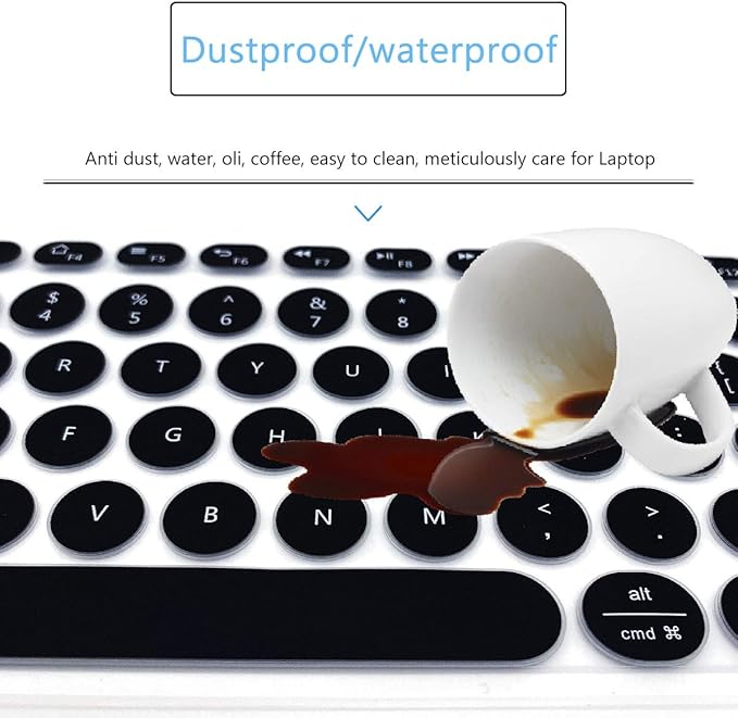 Funda de silicona para teclado Logitech K780 - Negro miniatura 6
