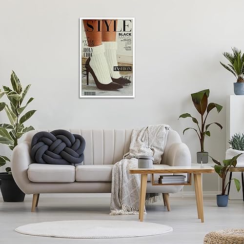 Miniatura 4 de Pósteres de revista de estilo moderno de los años 70, lienzo de tacones altos, arte de pared, con texto en inglés "I Am A Style, icono de estilo