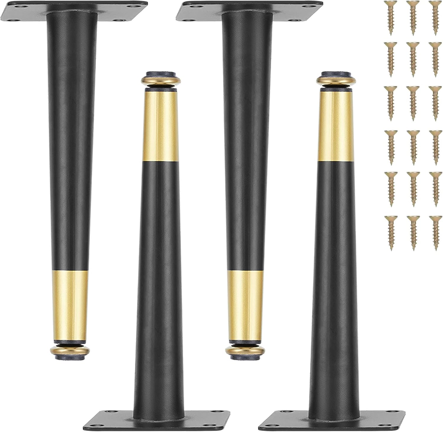 YJNSFT 8 inch Metal Legs for Furniture Feet