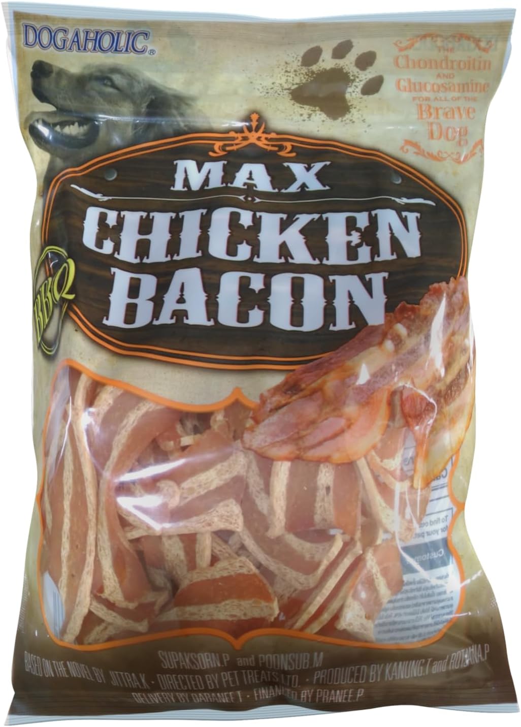 INNZA Rena Max Chicken Bacon Strips, BBQ, 130 g