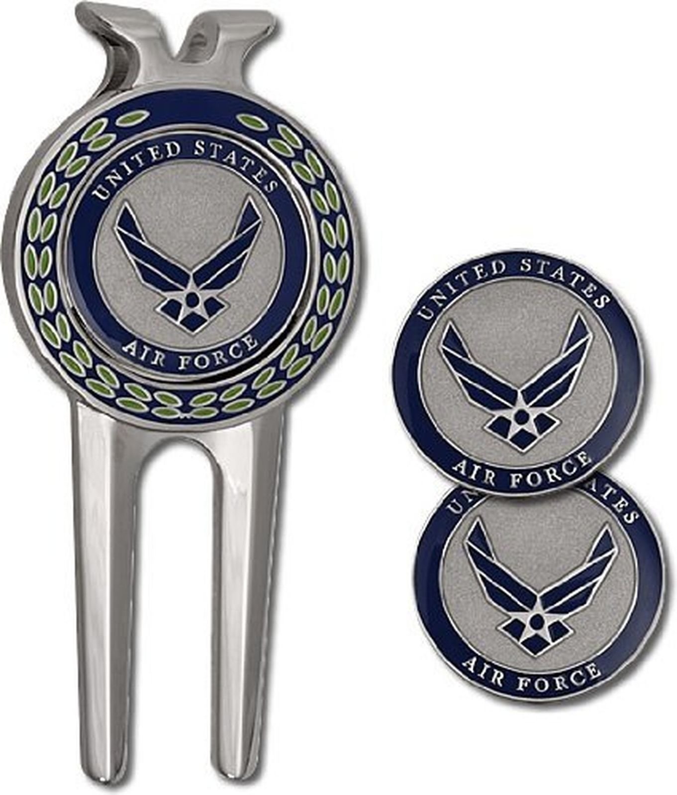USAF U.S. Air Force Divot Herramienta y marcadores de bola