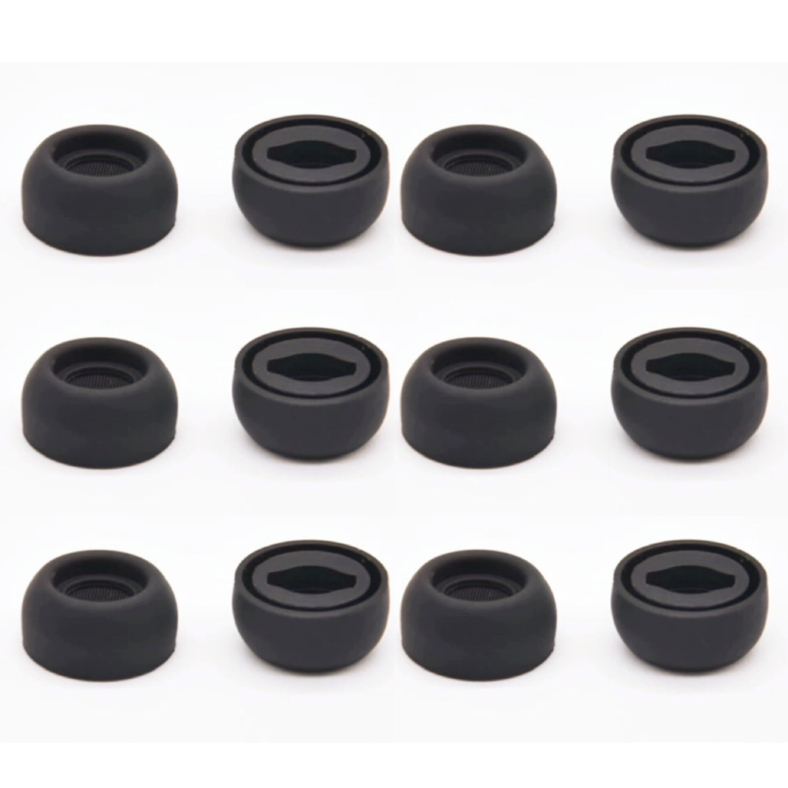 6Pair Upgraded Eartips Set with Dust Gaurd Net for Galaxy Buds Pro Earbuds,Replacement Silicone Ear Tips for Samsung Galaxy Buds Pro(SM-190) Fit in