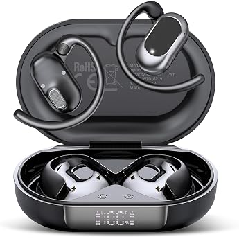 STECEi AI Headphones Translator Real Time Voice Translator Headphones 164 Languages with App 6 Translation Modes Bluetooth Translator Headphones for Study Travel Economy Light Black