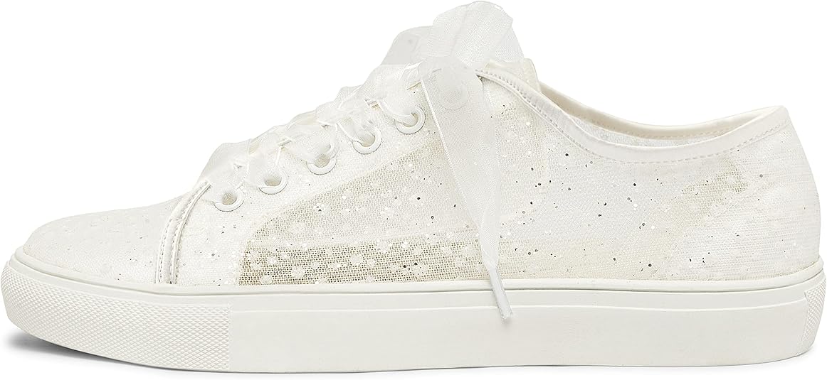 JIAJIA 8837A Trouwschoenen Bruids Sportschoenen Flats Bruid Tennis Schoenen Veter Sportschoenen Kleur Ivoor,Grootte 37 EU JIAJIA 8837A Trouwschoenen Bruids Sportschoenen Flats Bruid Tennis Schoenen Veter Sportschoenen Kleur Ivoor,Grootte 37 EU