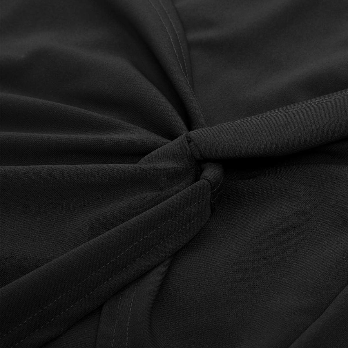 Kate Kasin Wear to Work Pencil Skirts for Women Elastic High Waist Wrap Front Knee Length Bodycon Skirt Tummy Control - Image 2