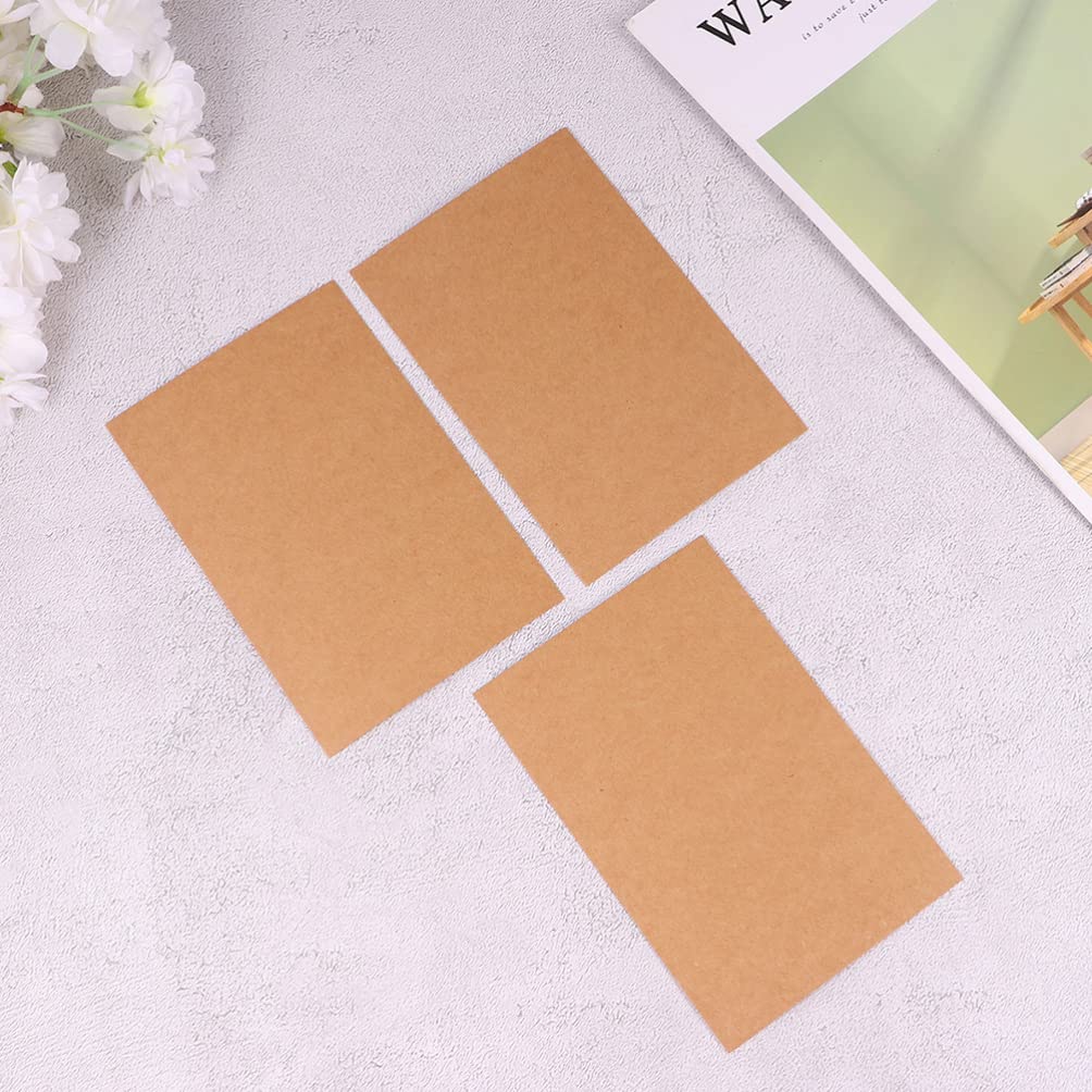 200 Leere Postkarten aus Kraftpapier für Selbstgemacht und Schreiben