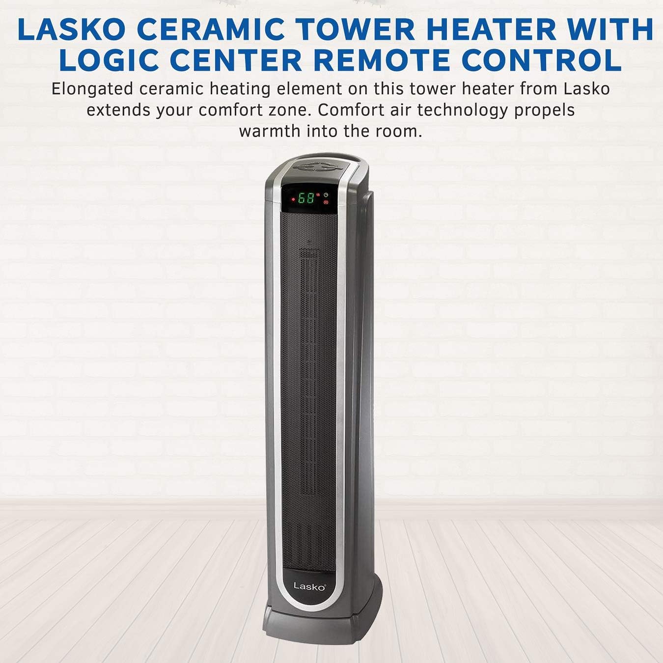 TOP оƒƒERS Lasko Ceramic Tower Space Heater with Logic Center Digital Remote Control-Features Built-in Timer and Oscillation, 7.3″L x 9.2″W x 29.75″H, Black 5572 Uр Tо 40% оƒƒ Lasko Ceramic Tower Space Heater with Logic Center Digital Remote Control-Features Built-in Timer and Oscillation, 7.3″L x 9.2″W x 29.75″H, Black 5572