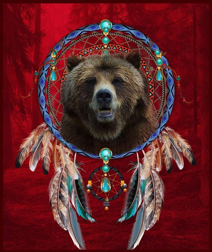 Designs Licensed Throw Blanket with Sherpa Lining 50"x60" New Medicine Wheel